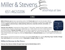 Tablet Screenshot of millerstevens.com